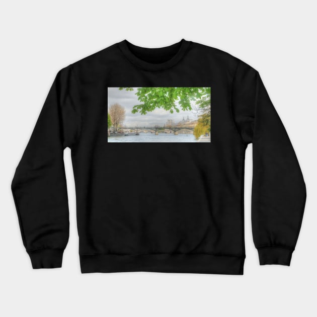 Bridges On The Seine Crewneck Sweatshirt by Michaelm43